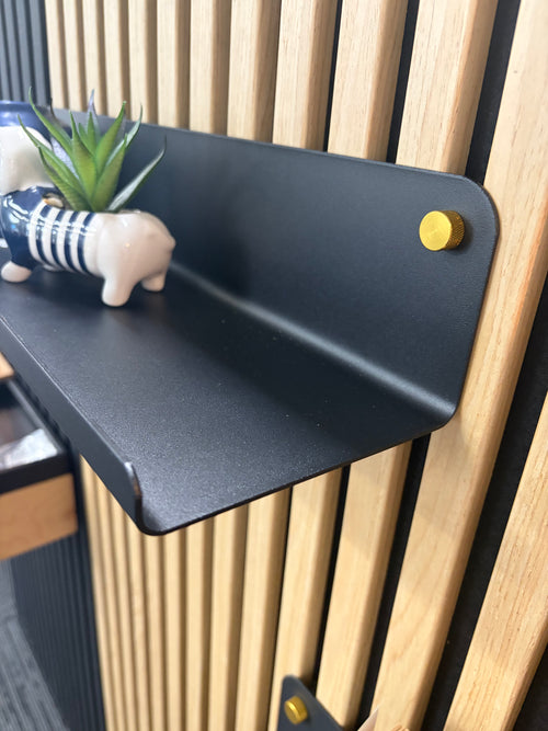 Acoustic Panel Black Shelf