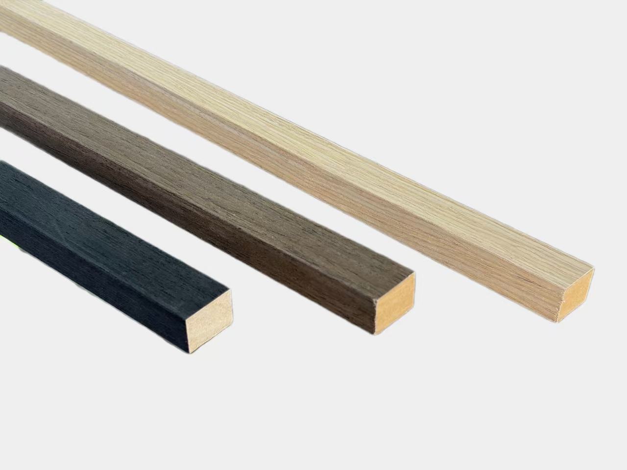 Single Timber Veneer Slat