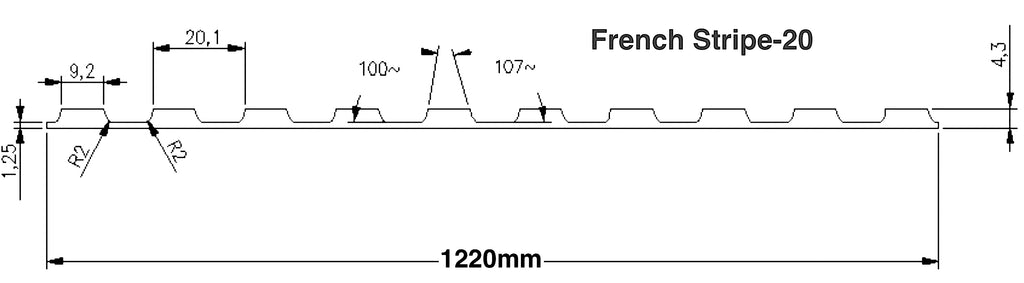 Bending Panel: STRIPE-20