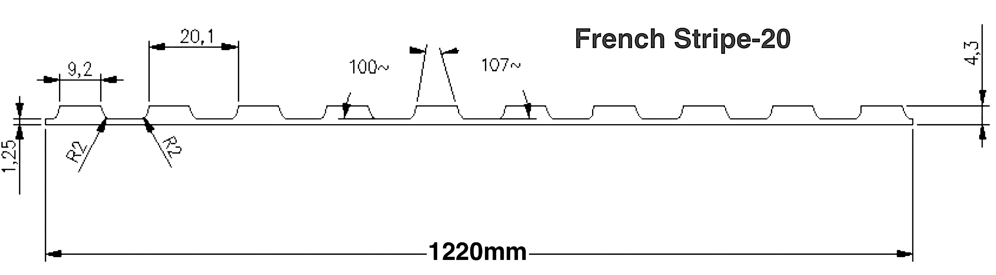 Bending Panel: STRIPE-20