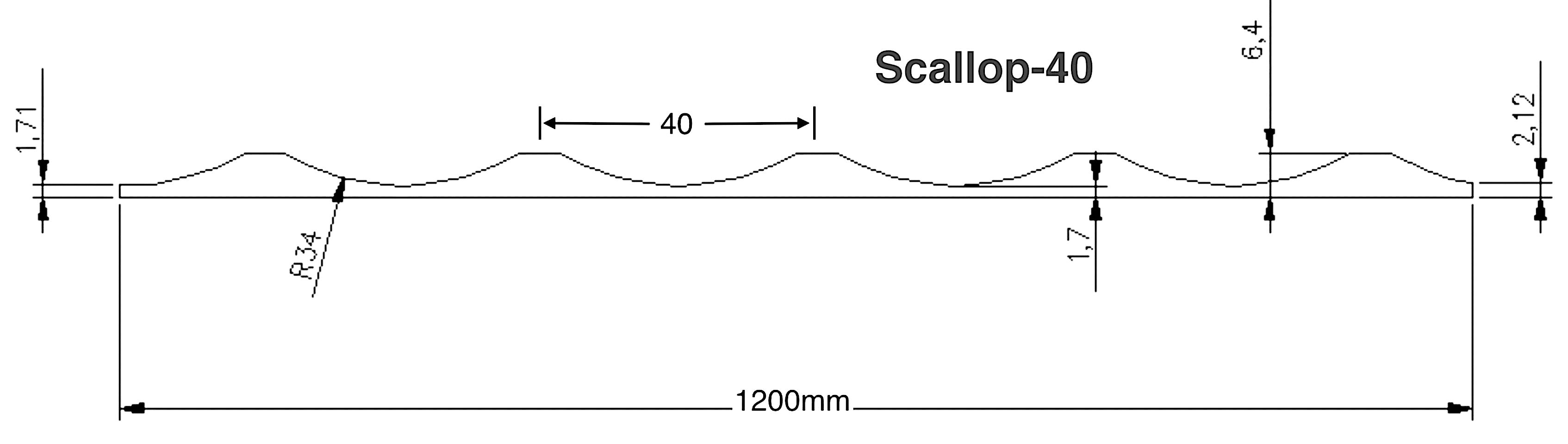 Bending Panel: SCALLOP-40