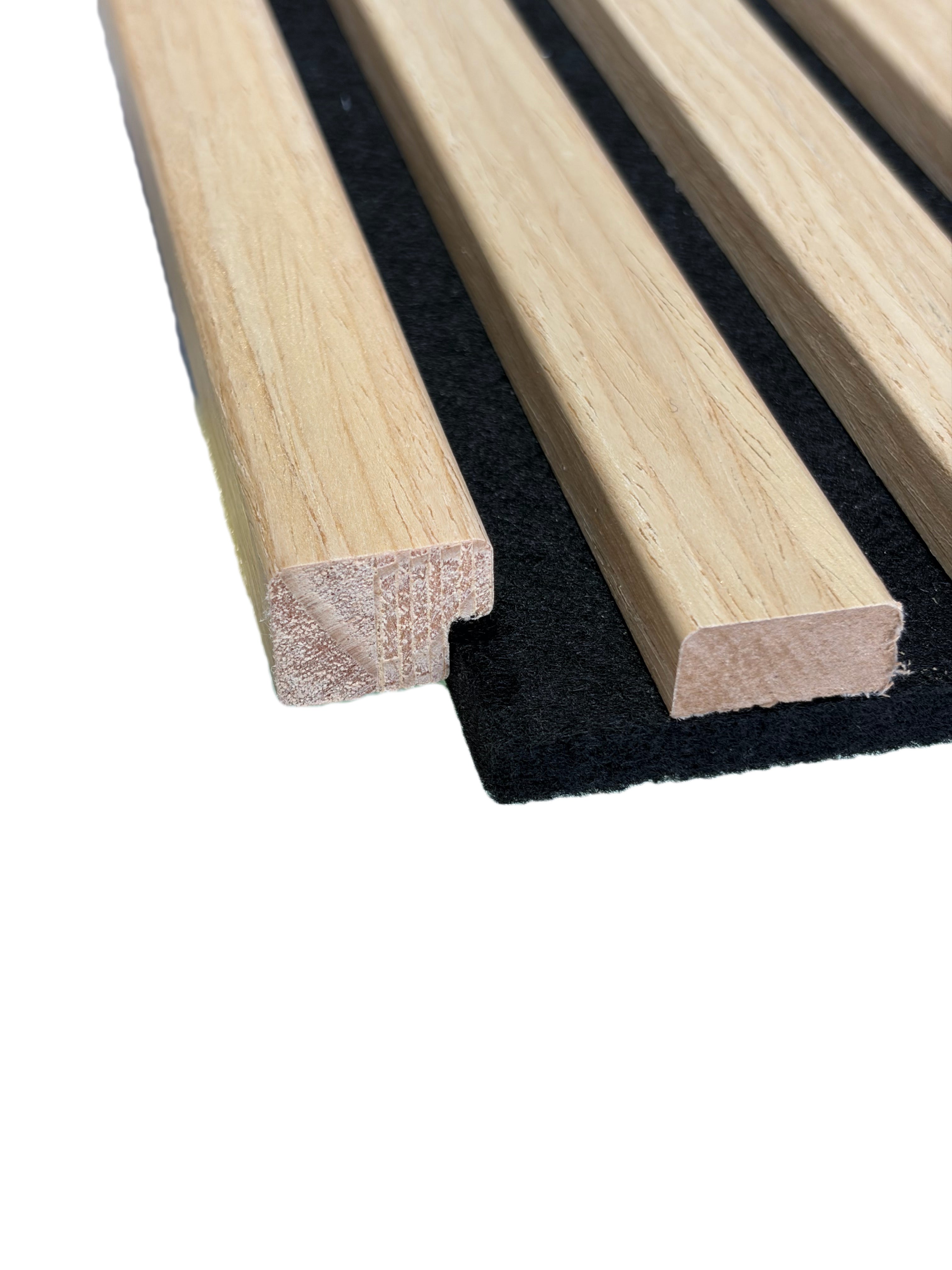 Ending trim for acoustic panel