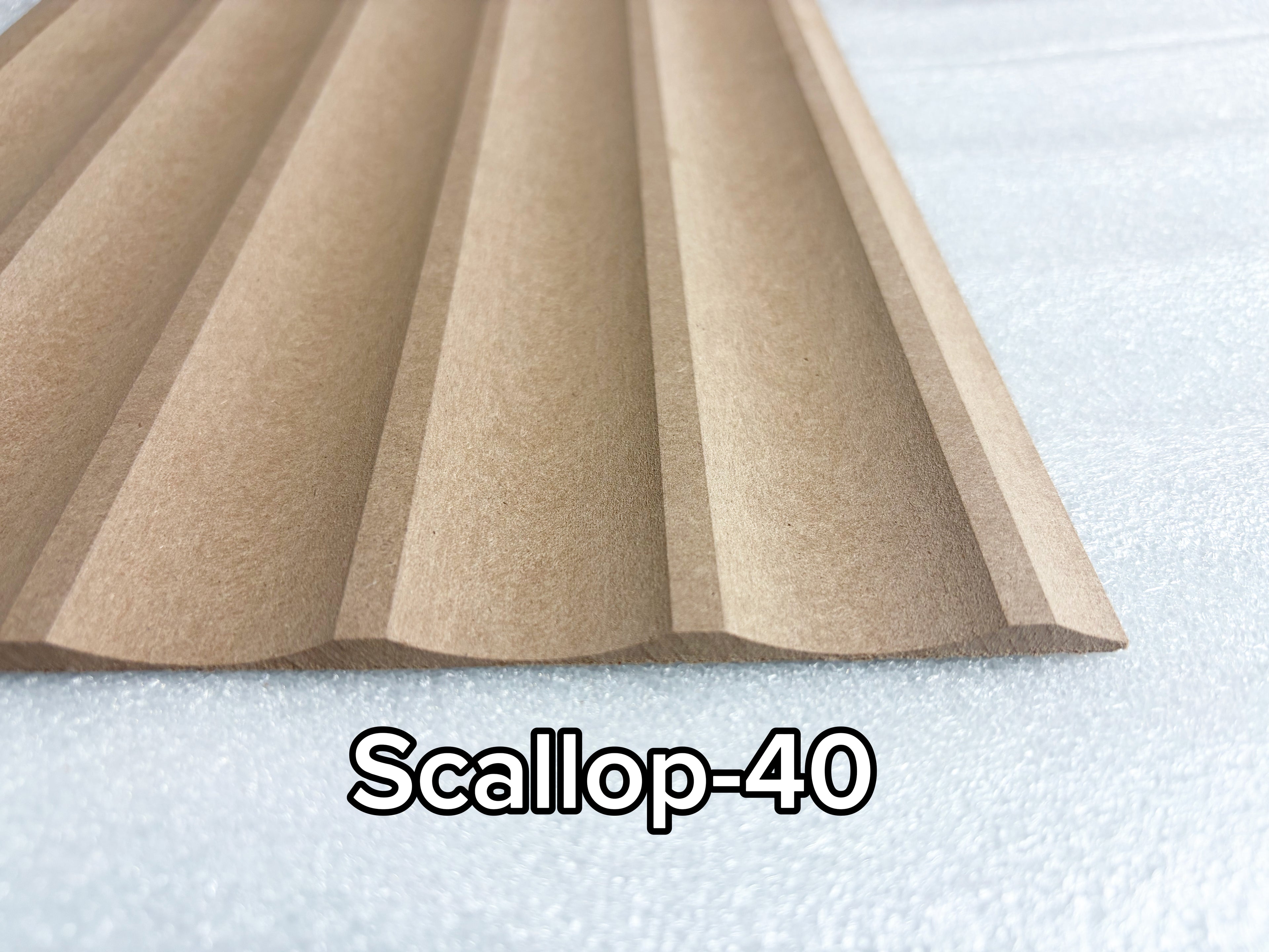 Fluted Panel: SCALLOP-40