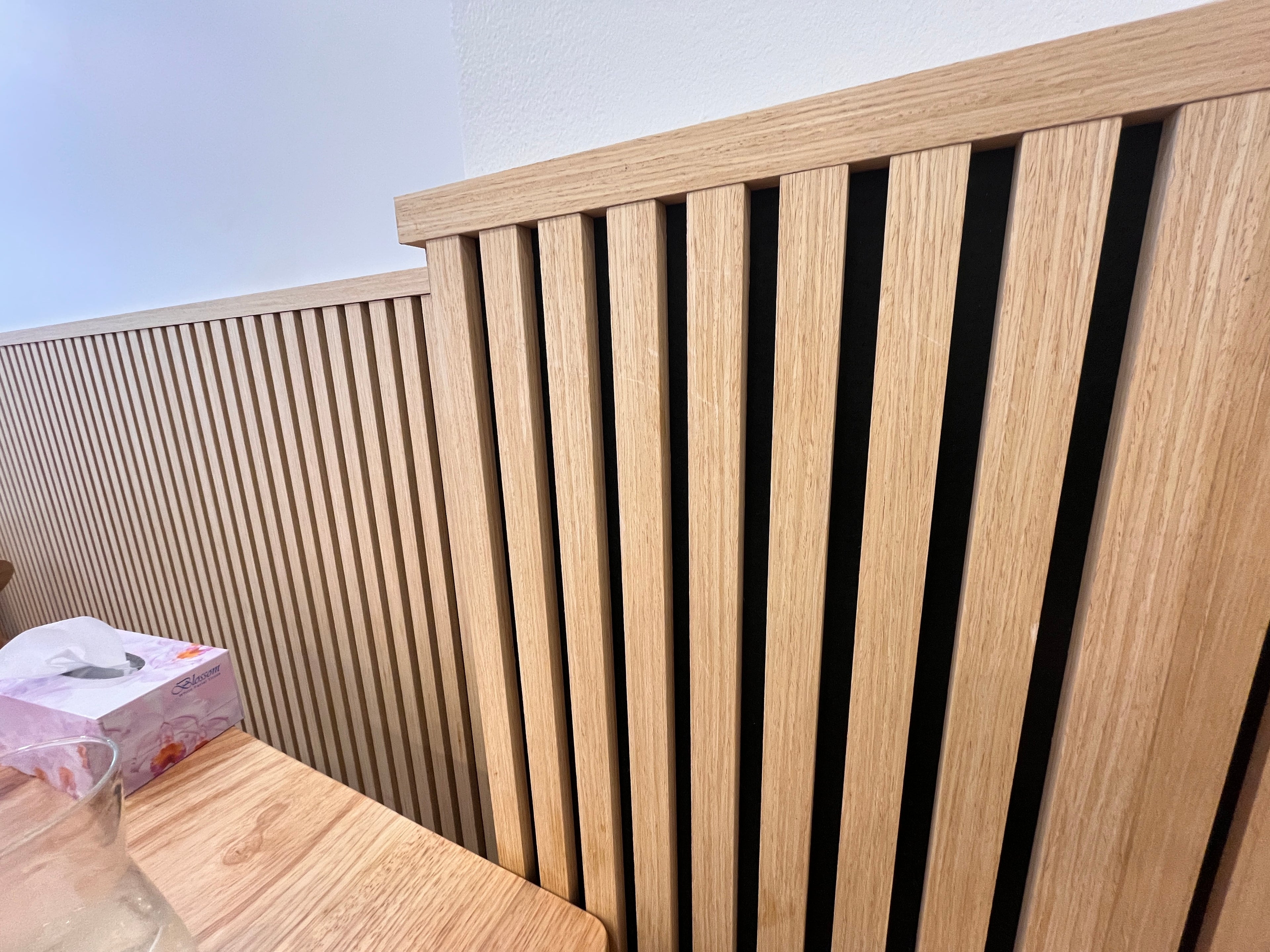 Single Timber Veneer Slat