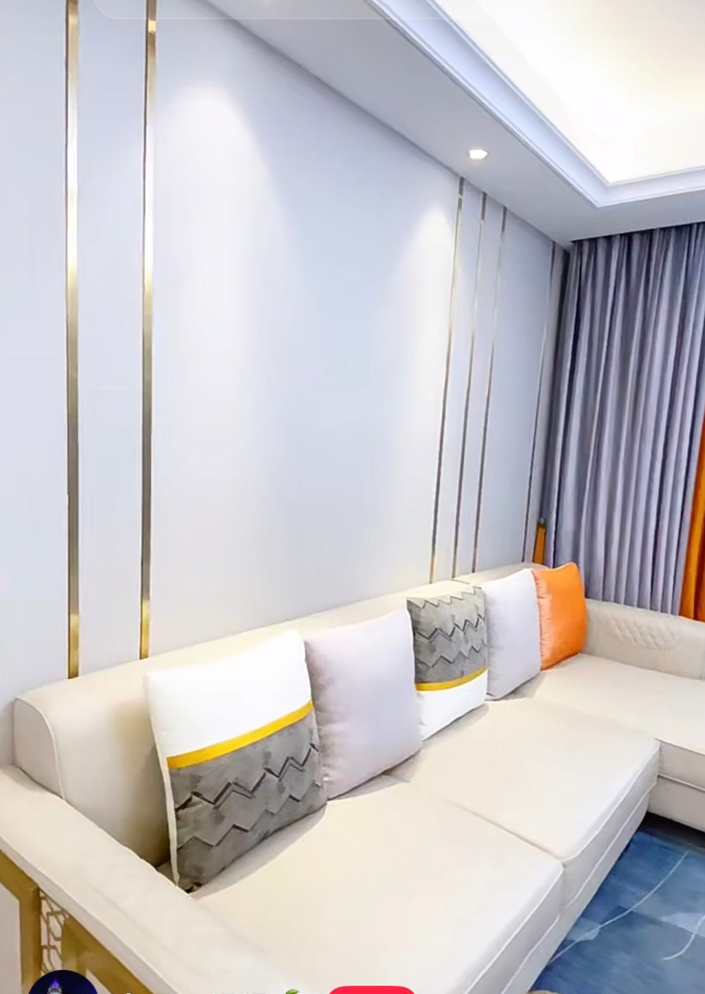 Gold Stainless Steel Self-Adhesive Trim